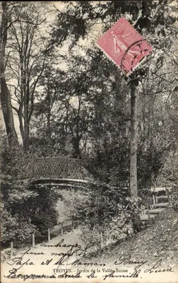 Troyes - Jardin de la Vallée Suisse — Maison des Magasins Réunis, éditeur