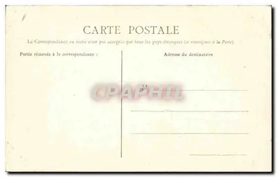 Troyes — Jardins Vallées — Widok z zamku i wodospadu — Rewers