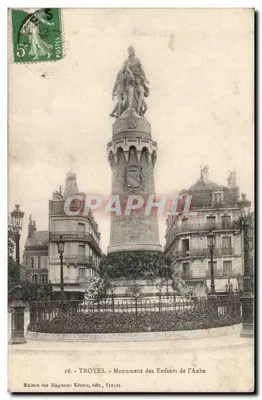 Troyes - Monument des Enfants de l'Aube — Maison des Magasins Réunis, édit., Troyes
