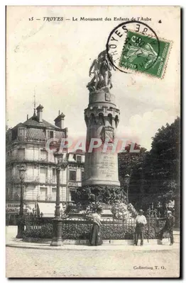 Troyes — O Monumento dos Crianças da Aube — Coleção T. G.