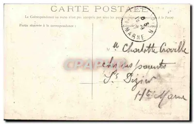 Troyes – Pomnik Dzieci Aube – V.° Bertrand, wyd. Troyes — Rewers