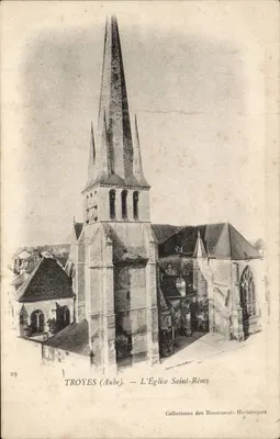 Troyes (Aube) — A Igreja de São Rémy — Coleções dos Monumentos Históricos