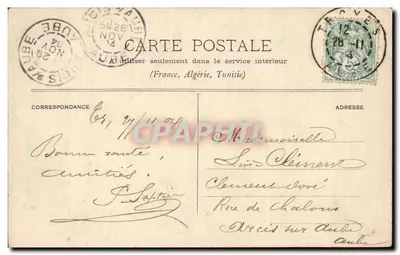 Troyes - A Igreja de São Rémy — Brieuht-Grande, n°40 — Verso