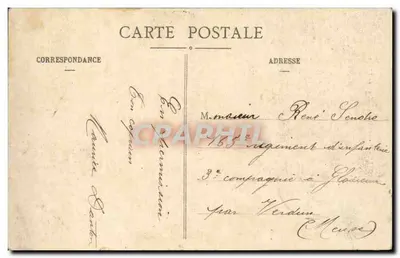 Troyes - Monumento dos Crianças da Aube — Coleção T.G. — Verso