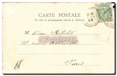 Troyes — Święty Rémi — B. F., Paryż — Rewers