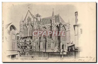 Troyes — A Igreja de São Urbano — Ch. GHS, Livreiro-Editor, Troyes