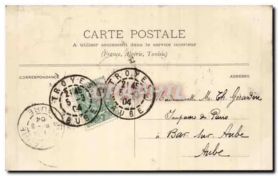Troyes — Orphanat Audiffred — wydawca Rhéa, Nancy, n°39 — Rewers