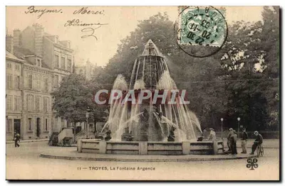 Troyes, La Fontaine Argence — éditeur anonyme, n° 11