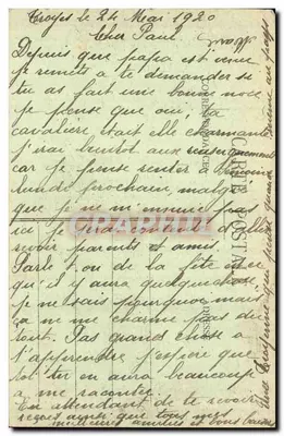 Troyes - Avenida Doublet e Rua Thiers — Loja dos Magasins Réunis, editor Troyes, n°76 — Verso