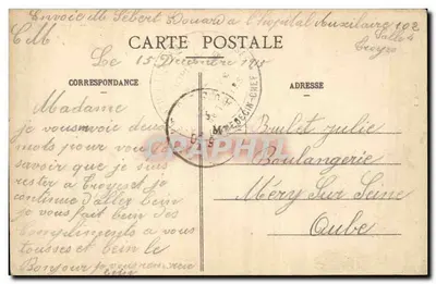 Troyes - A Caixa de Poupança inaugurada em 1897 — L. Marot, n°11 — Verso