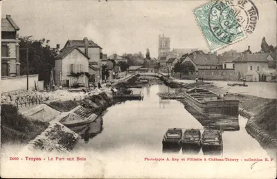 Troyes - O Porto dos Madeiros — Fototipia A. Rep et Filliette à Château-Thierry - n° 2460