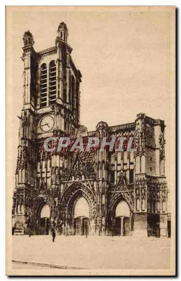 Troyes (Aube) — A Catedral de São Pedro — Grandifidier e Cie, Estabelecimento Fotográfico