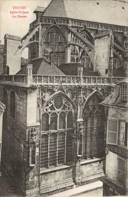 Troyes — Igreja de São João, o chefe — editor desconhecido