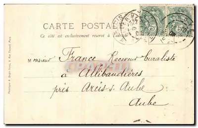 Troyes — O Sintrão e o Sino de São João — Ch. Gria, editor Troyes — Verso