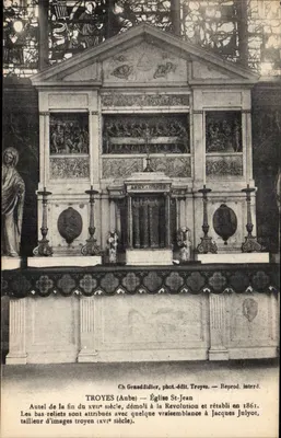 Troyes — Autel de l'église Saint-Jean — Ch. Granddidier, phot.-édit. Troyes