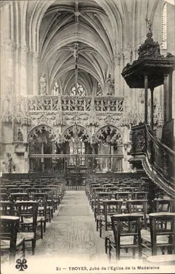 Troyes — Jubé da Igreja da Madeleine — M.T.L. n°31