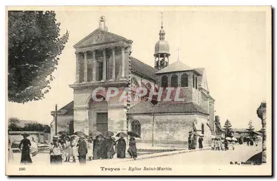 Troyes — Église Saint-Martin — B. F., Paris