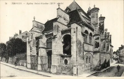 Troyes — Igreja de São Nicolau (século XVI) — JND Paris