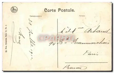 Dinant — Widok ogólny — N. Xeis, Bruksela, seria 88, nr 4 — Rewers