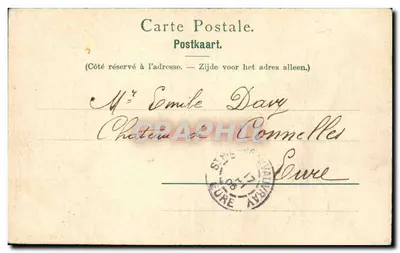 Okręgi Bruxelles, Pomnik Leopolda I — Éd. V. G., Bruxelles 22 — Rewers