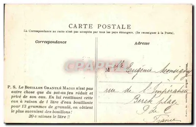 Audenarde — Lareira da sala de recepção do hotel de cidade — Verso