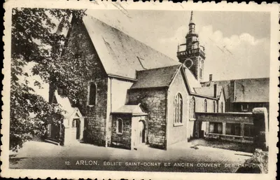 Arlon. Igreja de São Donato e antigo convento dos Capuchinhos — Livraria G. Exerting, Arlon