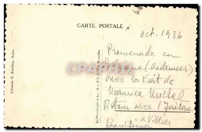 Arlon. Igreja de São Donato e antigo convento dos Capuchinhos — Livraria G. Exerting, Arlon — Verso