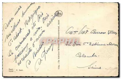 Aalst — Monumento Dirk Martens — editor JHS, n°6 — Verso