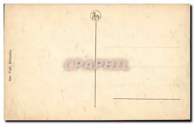 Bouillon — Interior do Castelo — editor N. Thill, Bruxelas — Verso