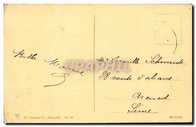 Gand — Quai des Tonneliers — Dr. Trenkier Co. Ga. 30 — Verso