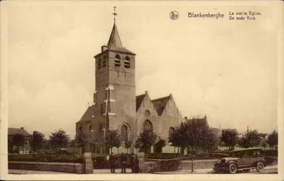 Blankenberge — A velha Igreja — Editor J. Thill, n° 52