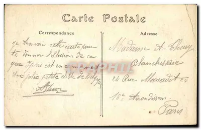 Ruínas de Ypres — Incêndio do Campanário (22 novembro 1914) — Foto Antony, Ypres — Verso