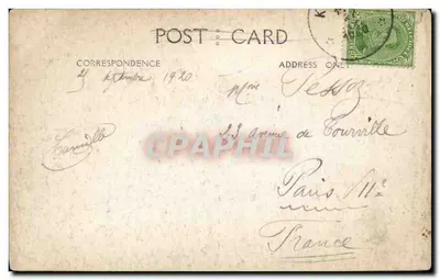 Wioska Kemmel — Ruiny po wojnie — H.G. (wydawca ?) — Rewers