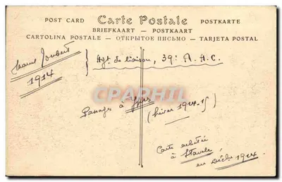 Ruínas de Ypres — A Rue au Beurre — Foto Antony, Ypres. — 15 — Verso