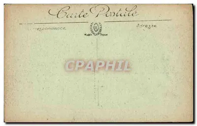 Nieuport — Wielka ulica i Kościół po bombardowaniu — Gliché Sekcja Fotograficzna Armii, Visé Paris n°716 — Rewers