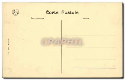 Ruiny Nieuport — Hotel de Ville — Wydawca Nels, Bruksela — Rewers
