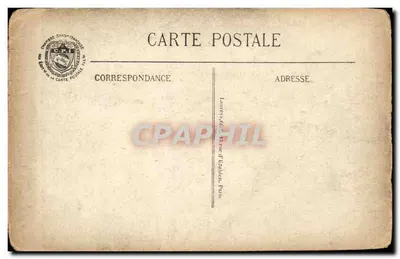 Halles de Iepres — Ruínas após as guerras — Visé Paris No. 663 — Verso