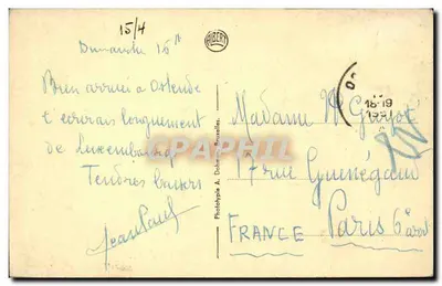 Ostenda — Digue, plaża i Kursaal — Gibert, nr 172 — Rewers