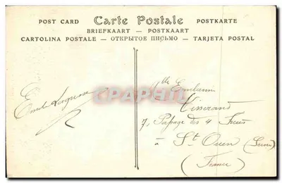 Bruselas - La Silla de la Catedral — ND Fot. — serie 1912 — Reverso