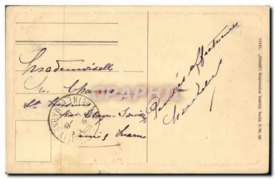 Ogród Botaniczny — widok z Hotelu Palace — Bruksela — wydawca nieznany — Rewers
