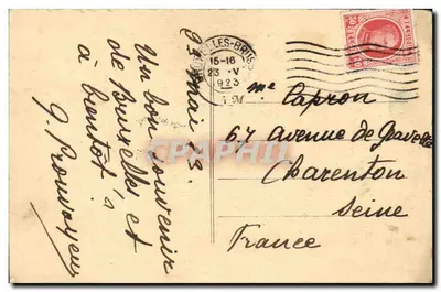 Bruxelas — A Bolsa — editor desconhecido, n° 38 — Verso