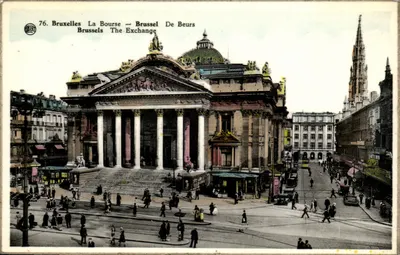 Bruxelas A Bolsa — Bruxelas The Exchange — De Beurs — editor De Beurs, n°76