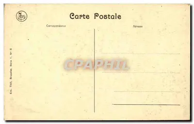 Bruxelas — Hotel de Ville — Editor Nels, Série 1, N° 8 — Verso