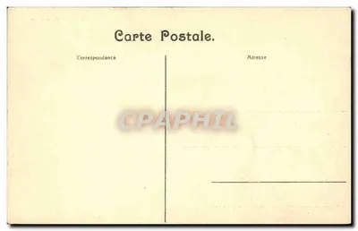 Carta postal — formato padrão — sem editor ou número visível — Verso