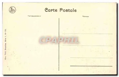 Iglesia de Notre-Dame du Sablon — Bruselas — Editor Neils, Serie 1, N° 72 — Reverso