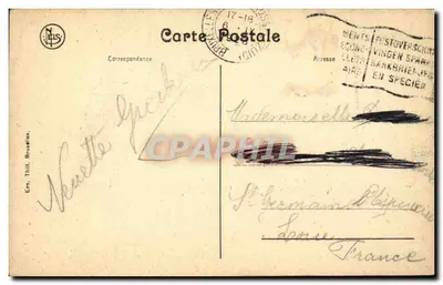 Brukselka — Porta Hal — wydawnictwo N. Els, numer seryjny nie widoczny — Rewers