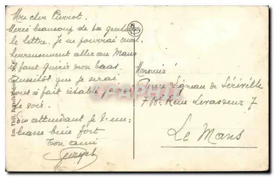 Bruselas - La Grand'Place — Lado Sureste : Palacio Municipal — editor N. Lus — Reverso
