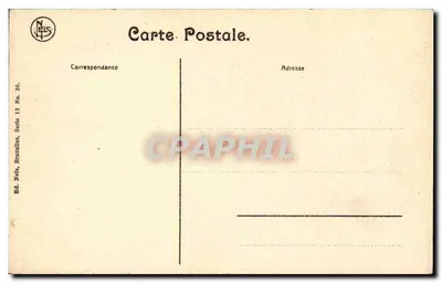 Bruges — Interior do béguinagem — Ed. Nels, Bruxelas, Série 12, No. 30 — Verso