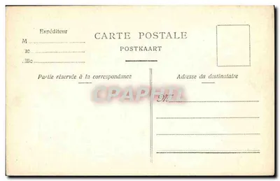 Anvers, Gare Centrale — Salle des Pas-Perdus — wydawca nieznany — Rewers