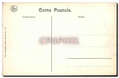 Anvers — Pomnik Furii Francuskiej — Nels, Bruksela, seria Anvers nr 135 — Rewers